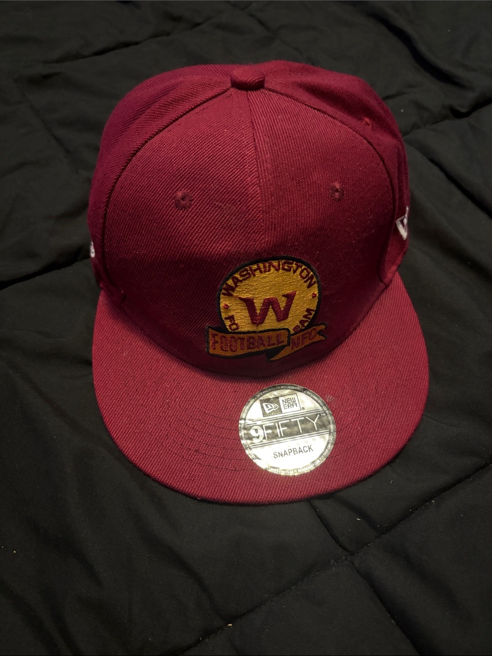 New Era Maroon and Gold Washington Football Snapback Hat